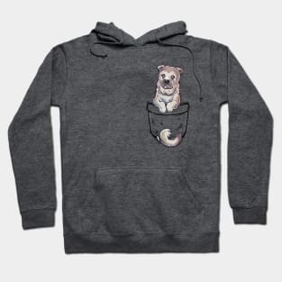 Pocket Cute Sarabi Mastiff Dog Hoodie